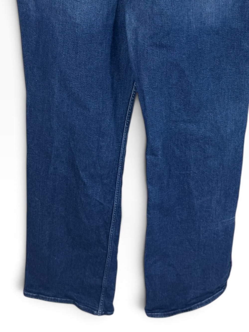 MOTHER Patch Maven Heel Wide Leg Jean 31 NWT Coastal Colors Faded Stretch Denim - Picture 12 of 16
